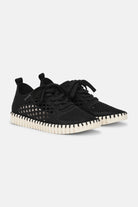 Tulip Sneakers TULIP4275 | Black Pearled Ivory | Shoes | Ilse Jacobsen