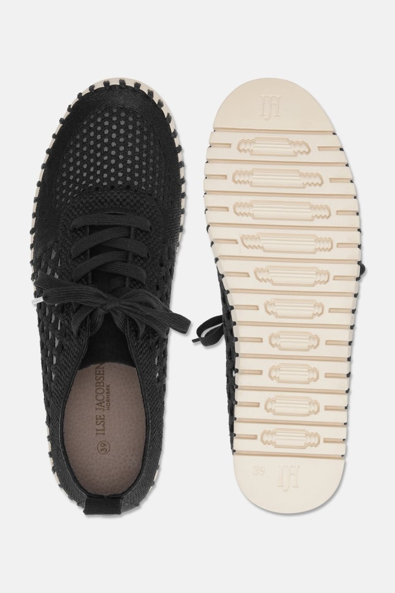 Tulip Borduurschoen TULIP4275 | Black Pearled Ivory | Shoes | Ilse Jacobsen