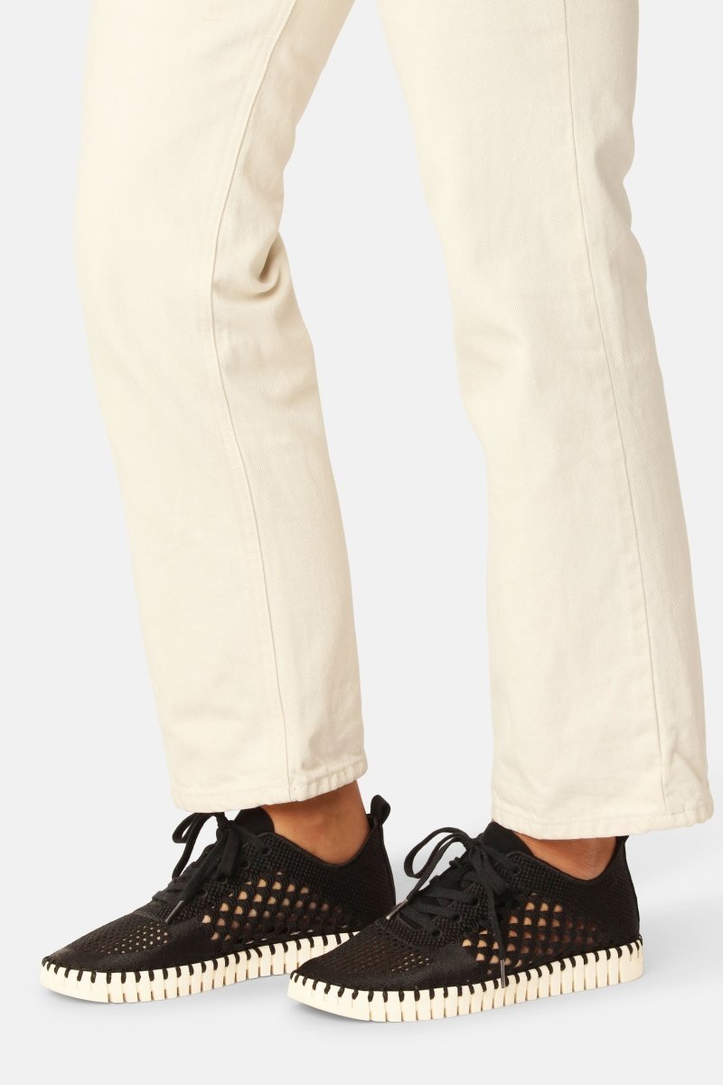 Tulip Borduurschoen TULIP4275 | Black Pearled Ivory | Shoes | Ilse Jacobsen