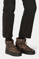 Tulip Gewatteerde Enkelboots TULIP6082 | Brown Panthera Print Black | Shoes | Ilse Jacobsen