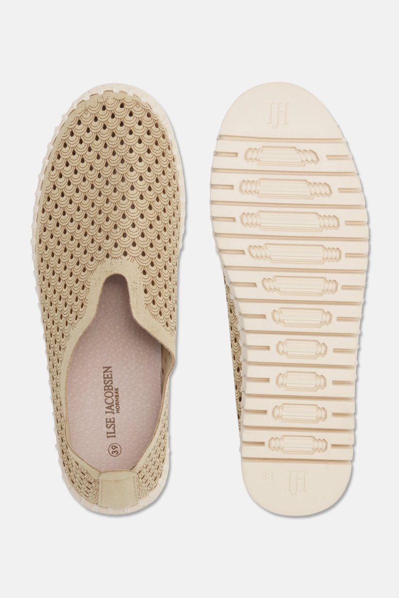 Tulip Instapper met glitter TULIP3223 | Platin Pearled Ivory | Shoes | Ilse Jacobsen