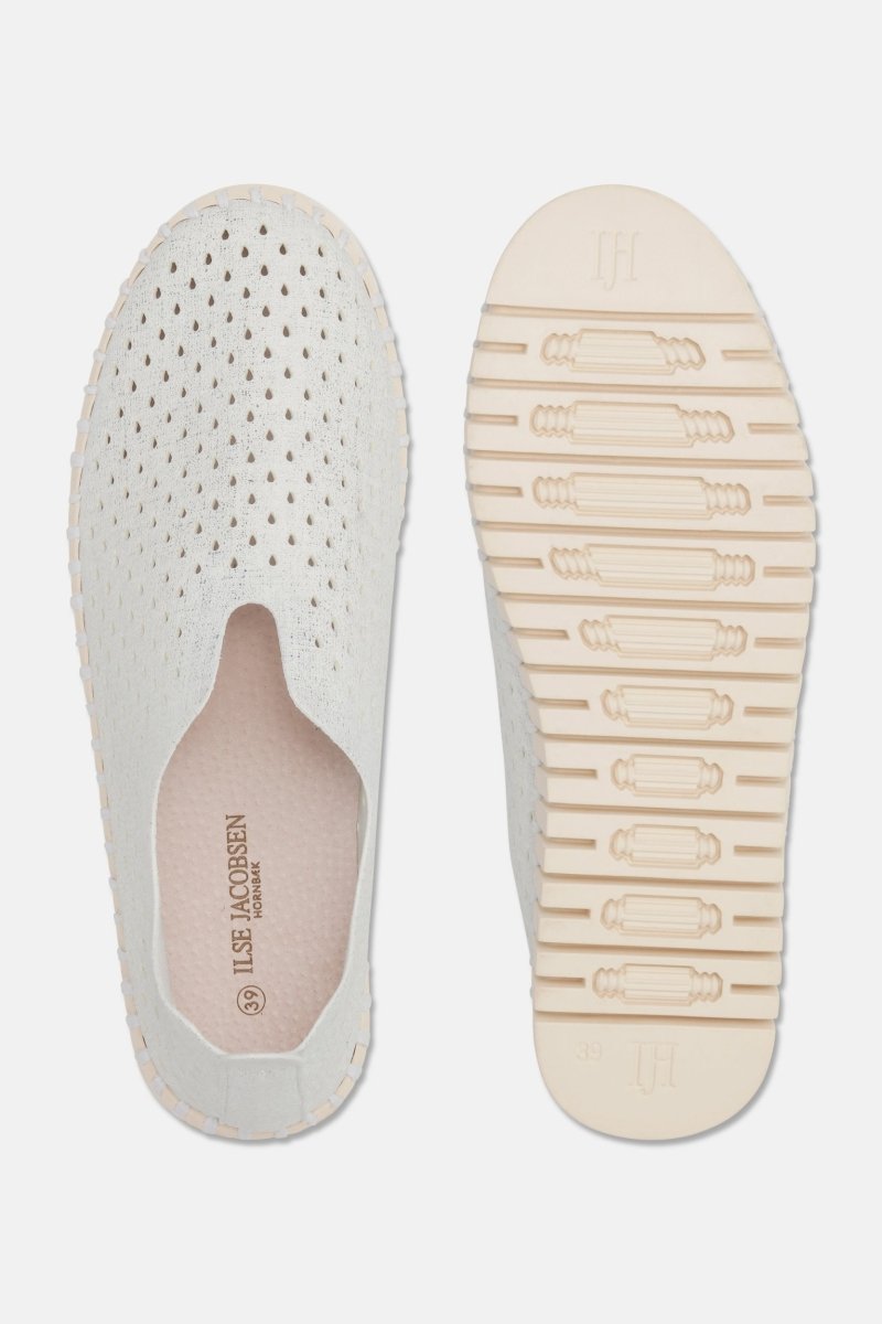 Tulip Instapper met glitter TULIP3223 | White Pearled Ivory | Shoes | Ilse Jacobsen