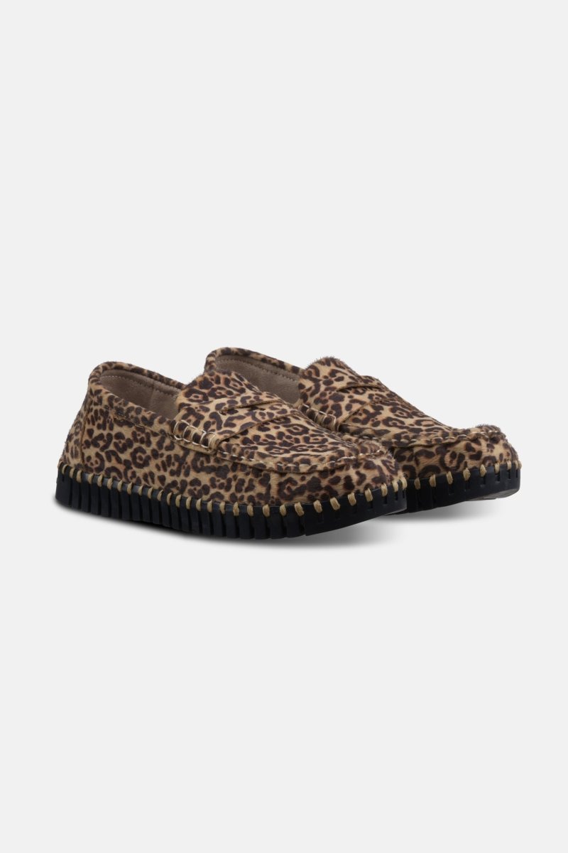 Tulip loafer met luipaardprint TULIP3222 | Animal Black | Shoes | Ilse Jacobsen