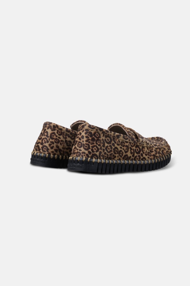 Tulip loafer met luipaardprint TULIP3222 | Animal Black | Shoes | Ilse Jacobsen