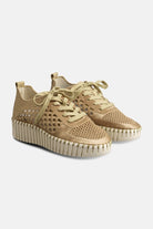 Platform Tulip Sneakers TULIP4273 | Cashew Pearled Ivory | Shoes | Ilse Jacobsen