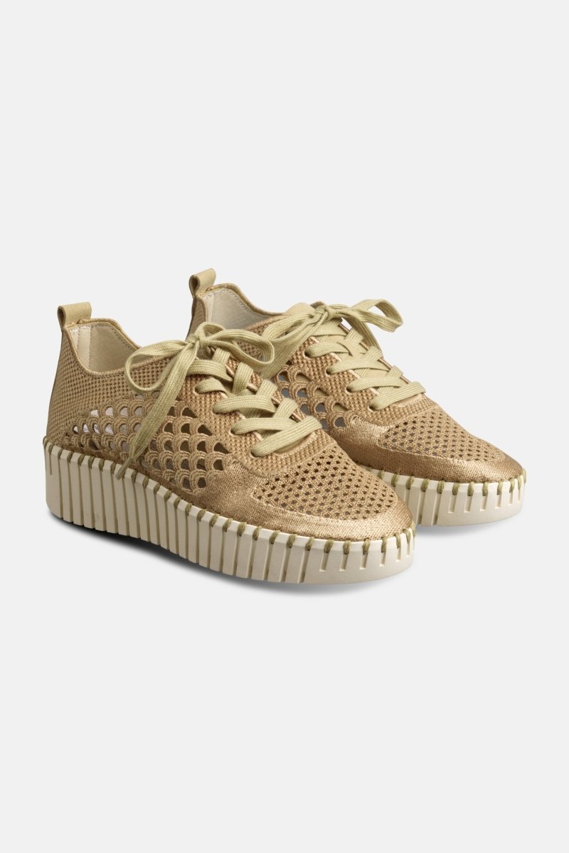 Platform Tulip Sneakers TULIP4273 | Cashew Pearled Ivory | Shoes | Ilse Jacobsen