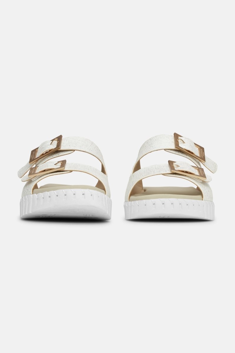 Tulip Verstelbare Sandal TULIP1039 | White Pearled Ivory | Shoes | Ilse Jacobsen