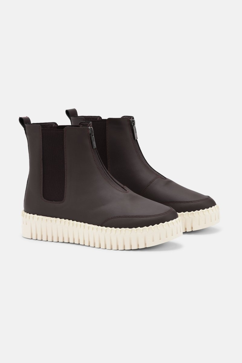 Tulip winterlaarzen met plateauzool TULIP6372 | Brown Black | Boots | Ilse Jacobsen