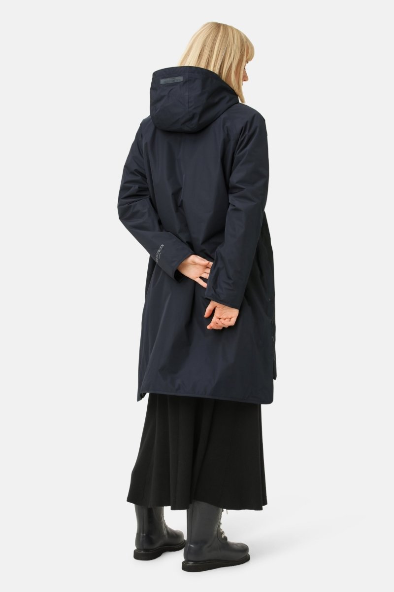 Winterjas RAIN200 | Dark Indigo | Raincoat | Ilse Jacobsen