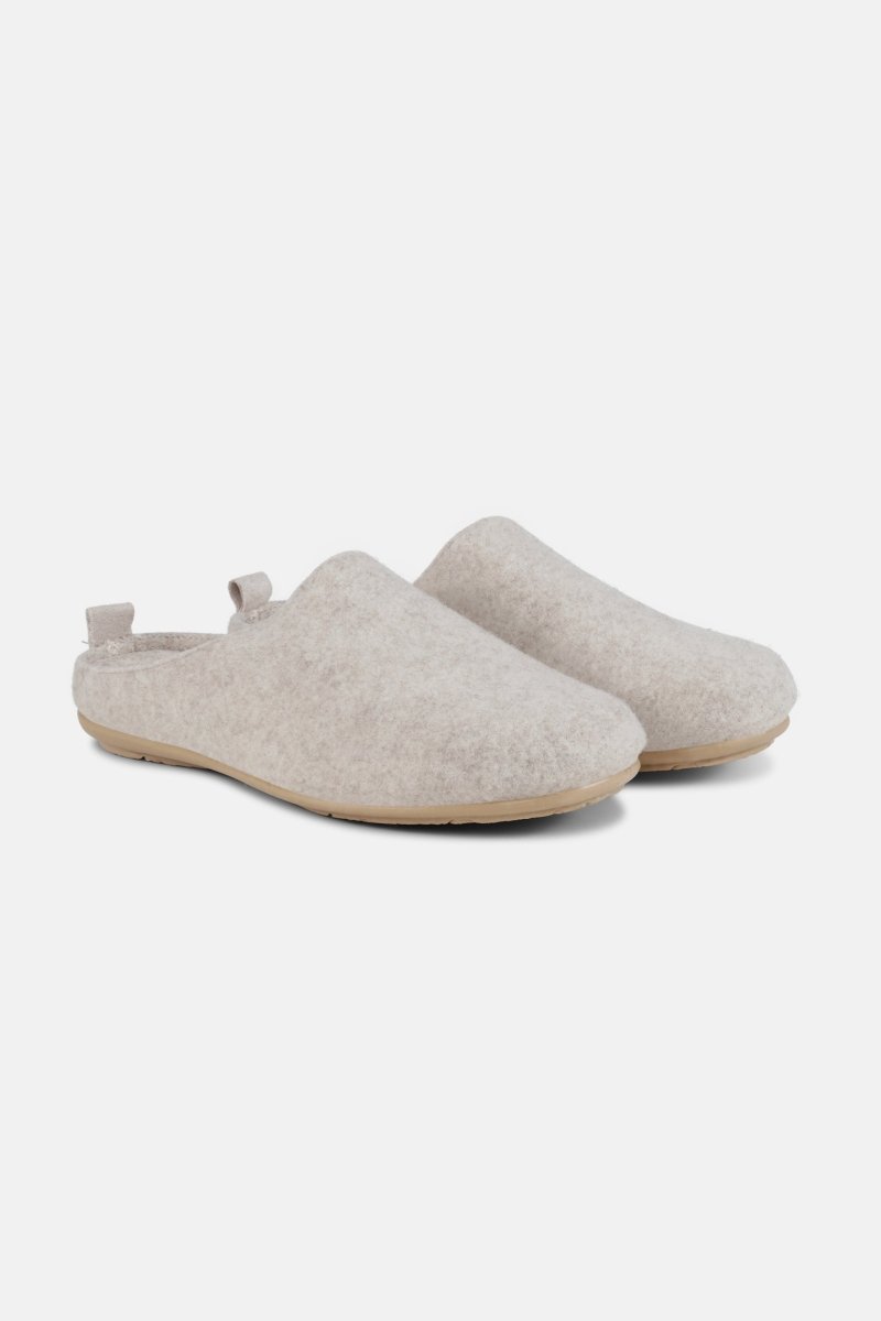 Wollen Pantoffel SNIPPY02 | Milk Creme Wheat | Home Shoes | Ilse Jacobsen