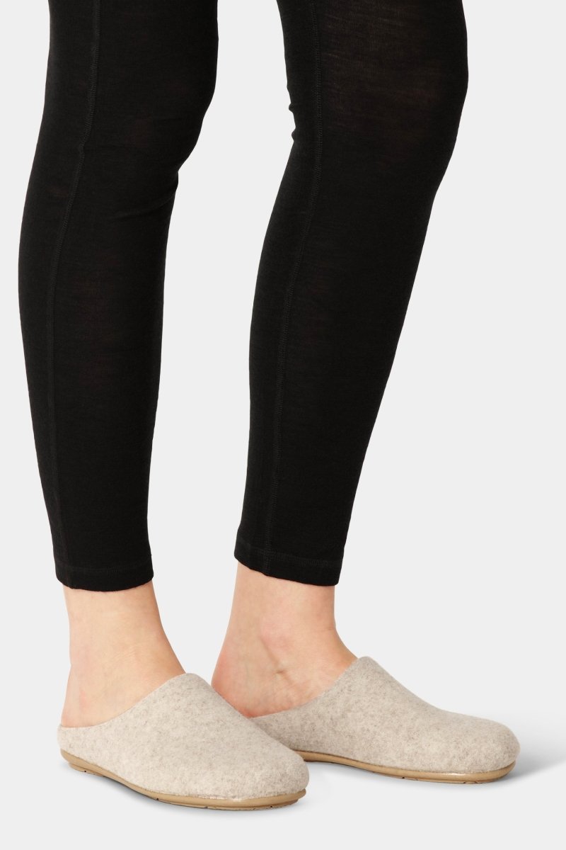 Wollen Pantoffel SNIPPY02 | Milk Creme Wheat | Home Shoes | Ilse Jacobsen