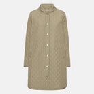 Gewatteerde jas ART36 | Sage | Coat | Ilse Jacobsen