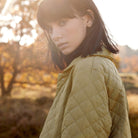 Gewatteerde jas ART36 | Sage | Coat | Ilse Jacobsen