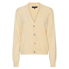 Gebreid vest GWEN4066 | Double Cream | Cardigan | Ilse Jacobsen