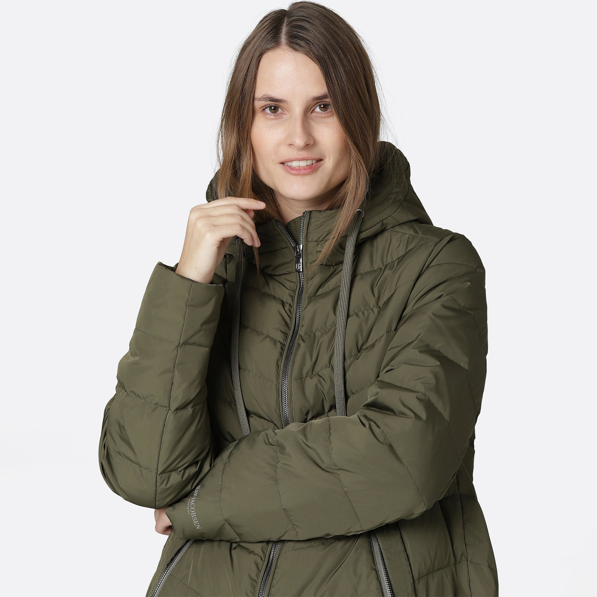 Winterjas PEPPY01 - 410 Army | Army | Coat | Ilse Jacobsen
