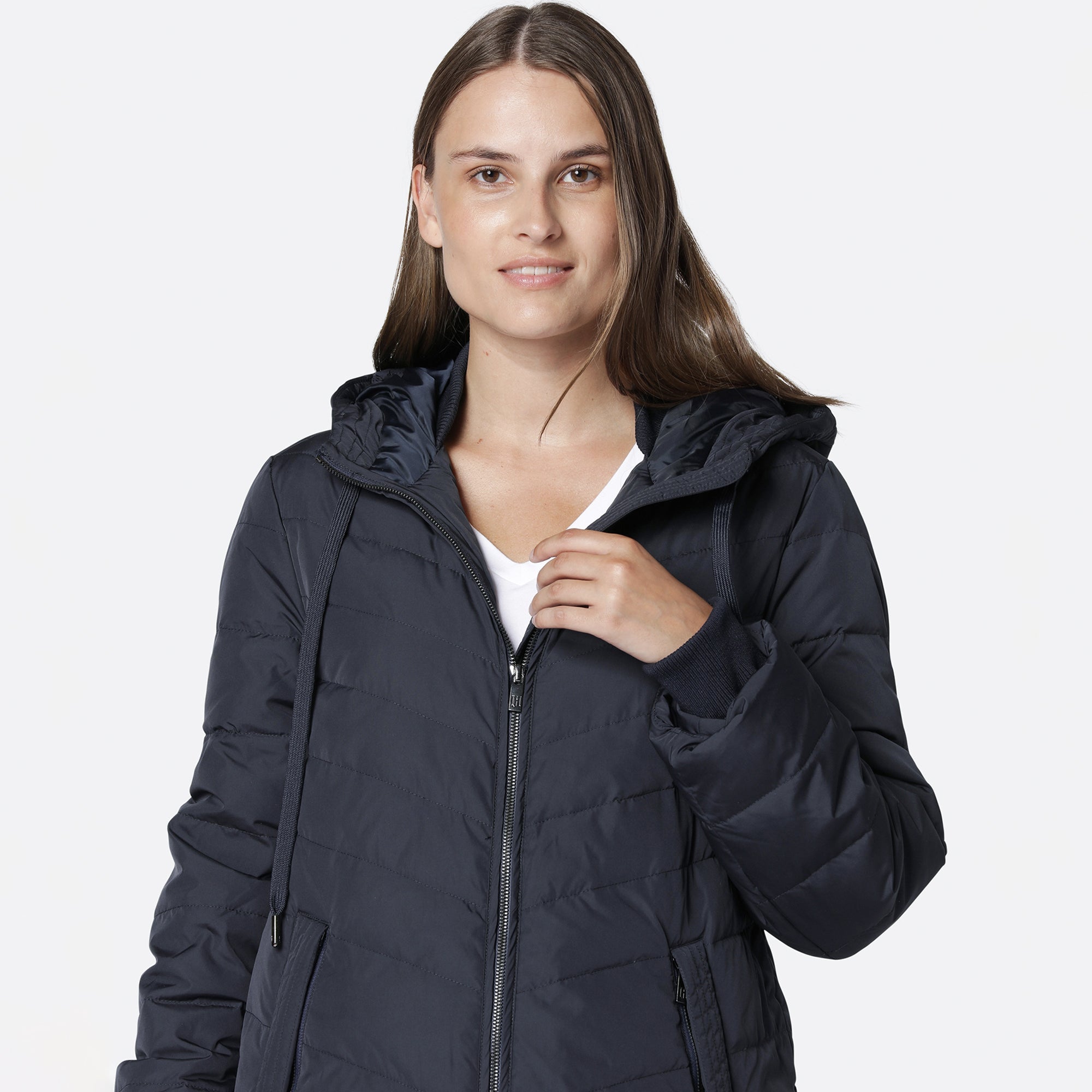 Winterjas PEPPY01 - 660 - Dark Indigo | Dark Indigo | Coat | Ilse Jacobsen