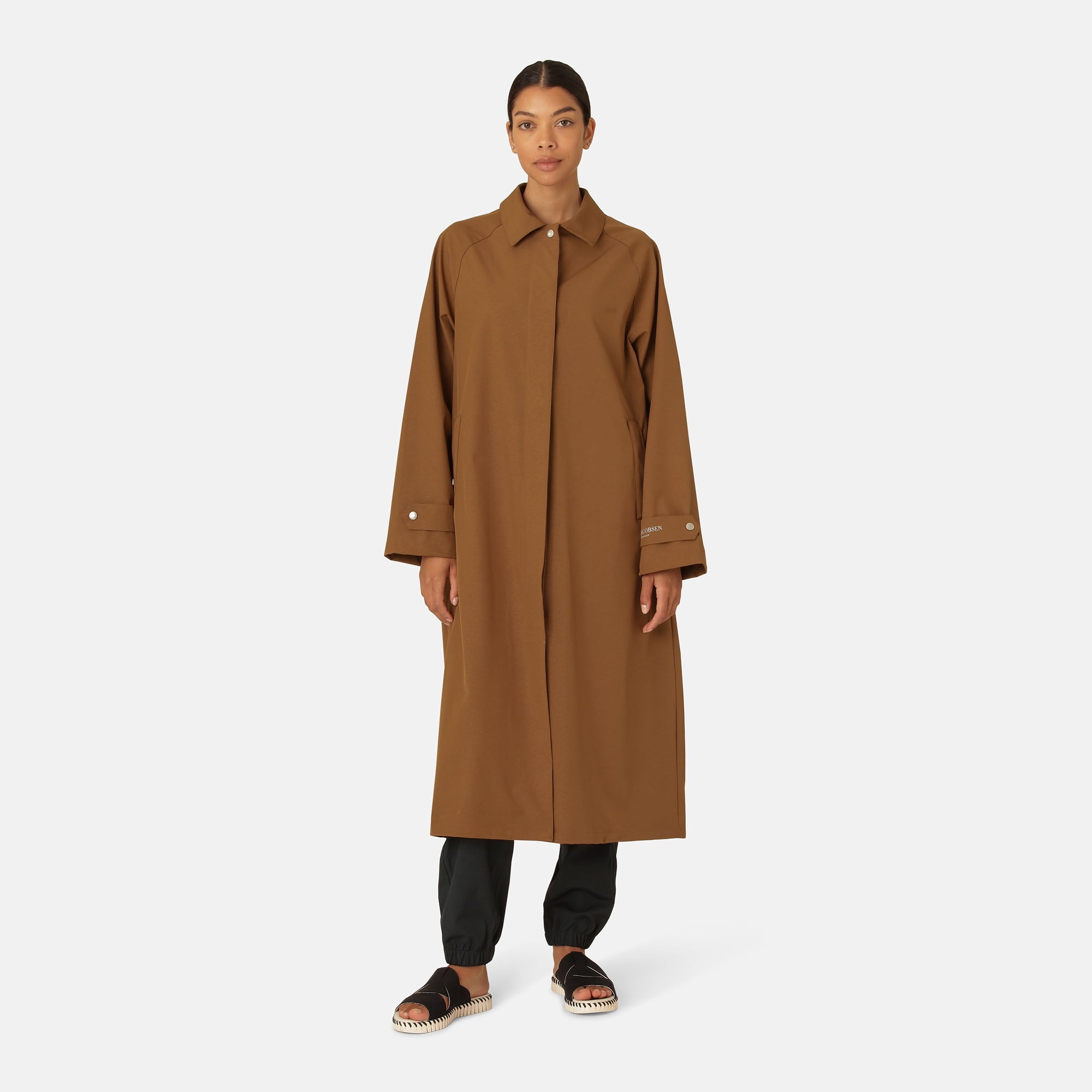 Regenjas RAIN203 - 228 Walnut | Walnut | Raincoat | Ilse Jacobsen