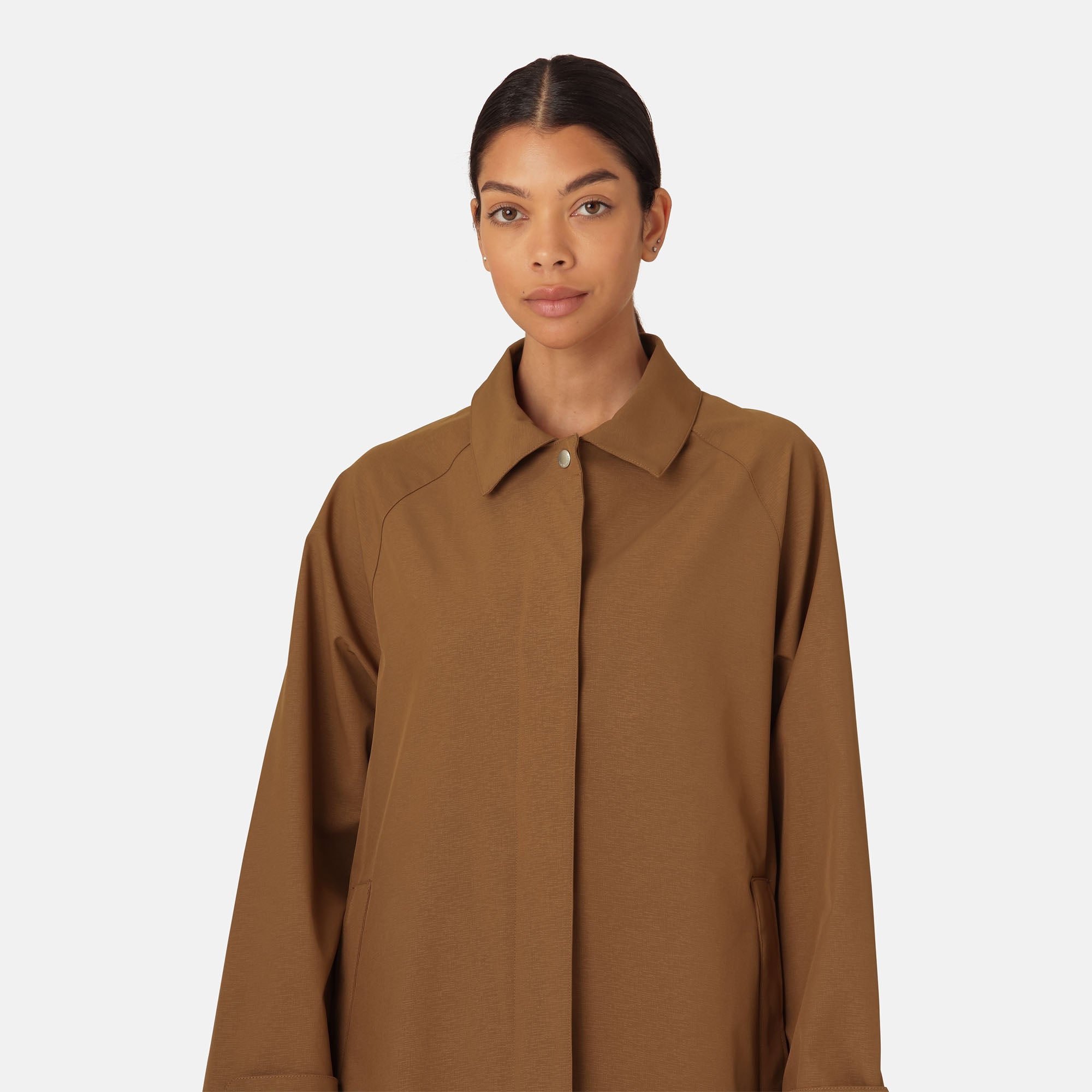 Regenjas RAIN203 - 228 Walnut | Walnut | Raincoat | Ilse Jacobsen