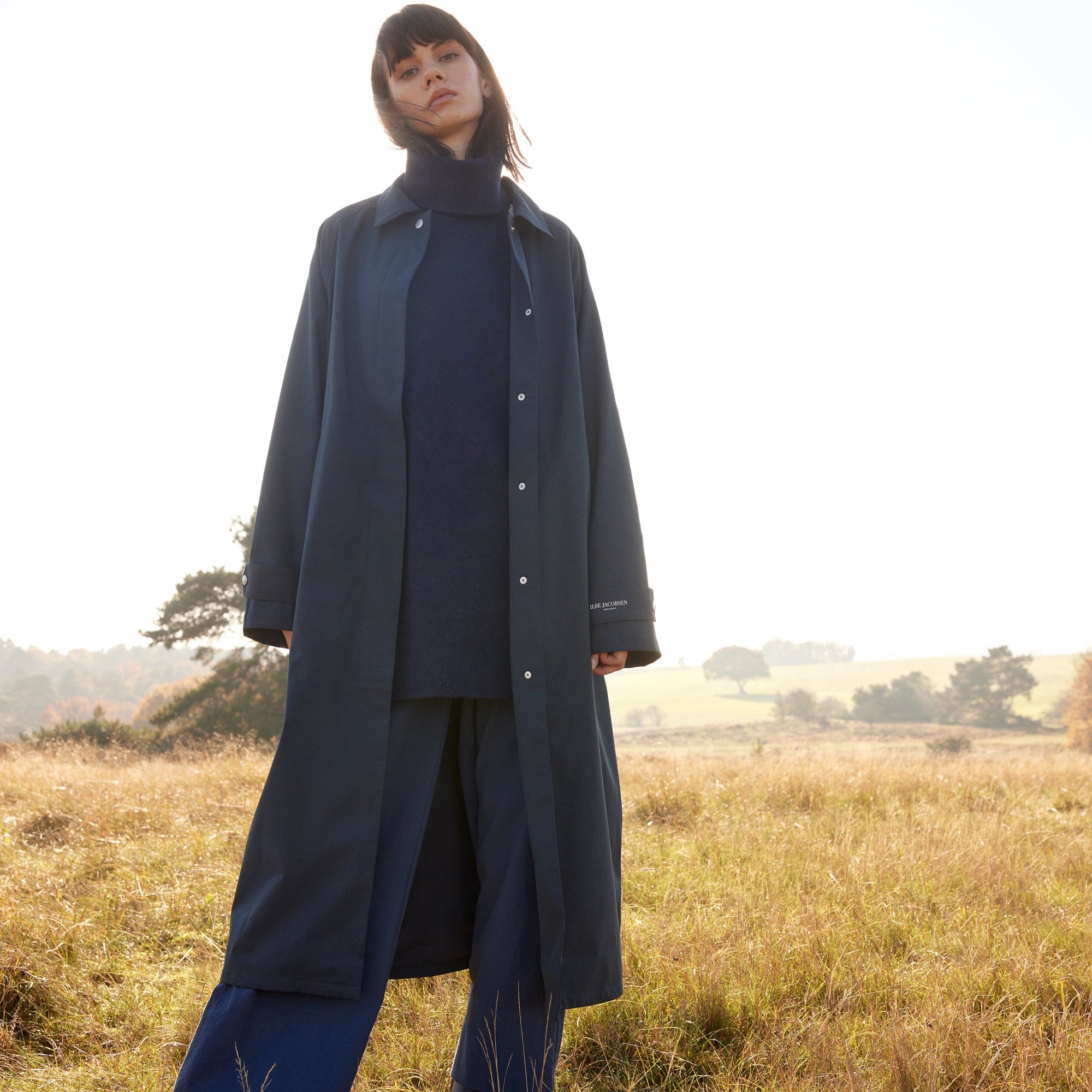 Regenjas RAIN203 - 660 Dark Indigo | Dark Indigo | Raincoat | Ilse Jacobsen