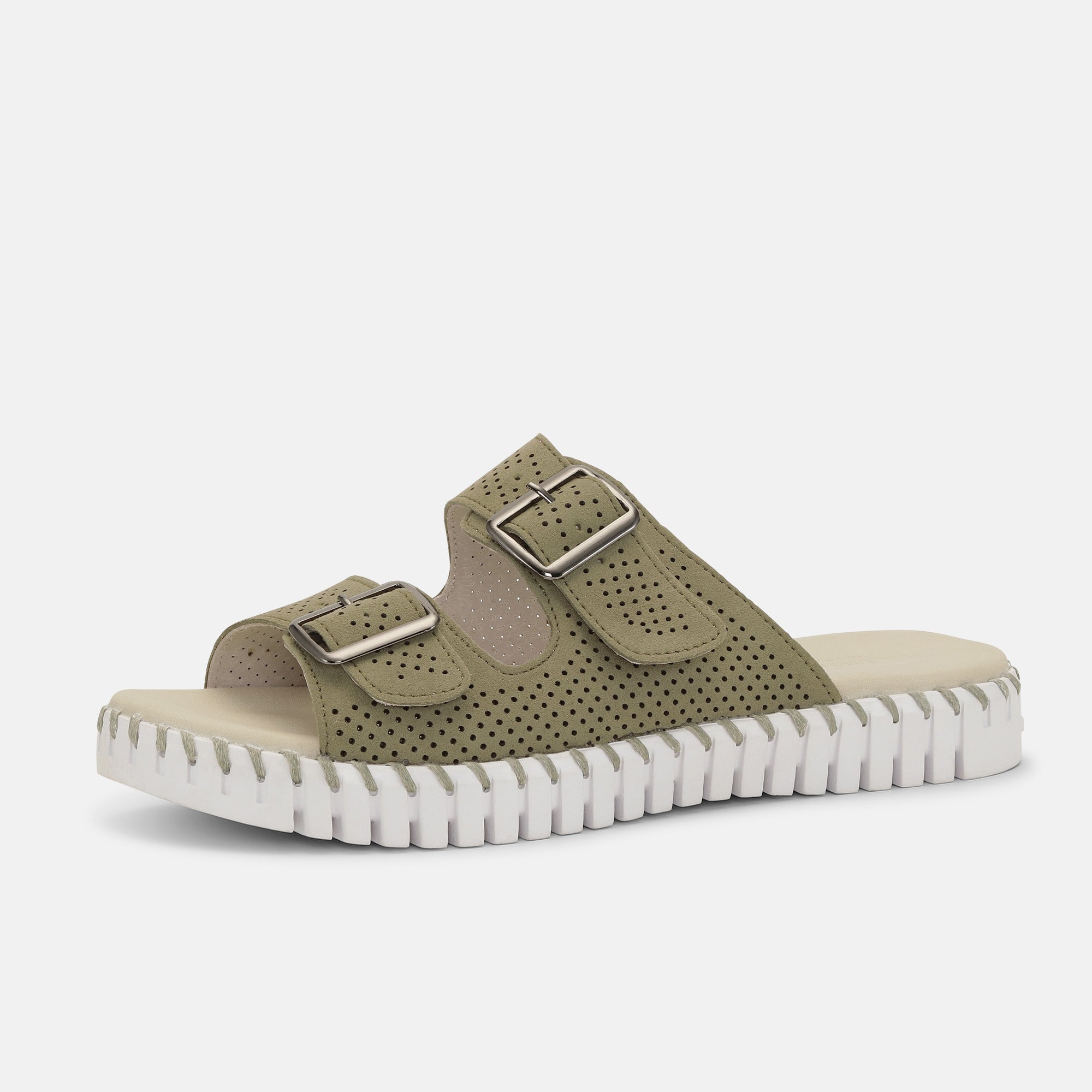 Sandalen TULIP1176LC - 410 Army | Army | Sandals | Ilse Jacobsen
